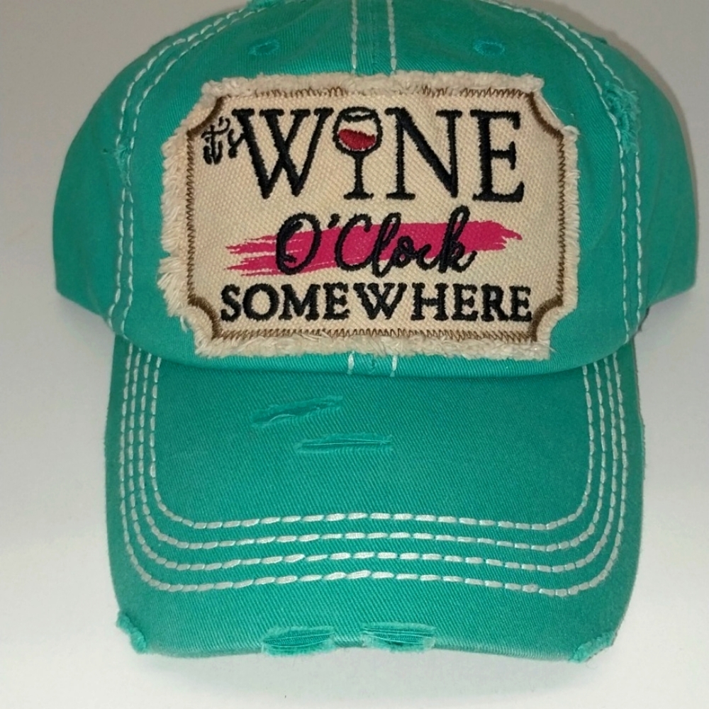 Kbethos Wine O'clock Sometime vintage cap NWT!